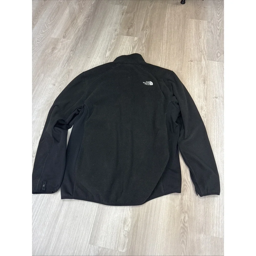The North Face Glacier Mens Fleece Black Full Zip Warm Durable Jacket Coat Sz XL